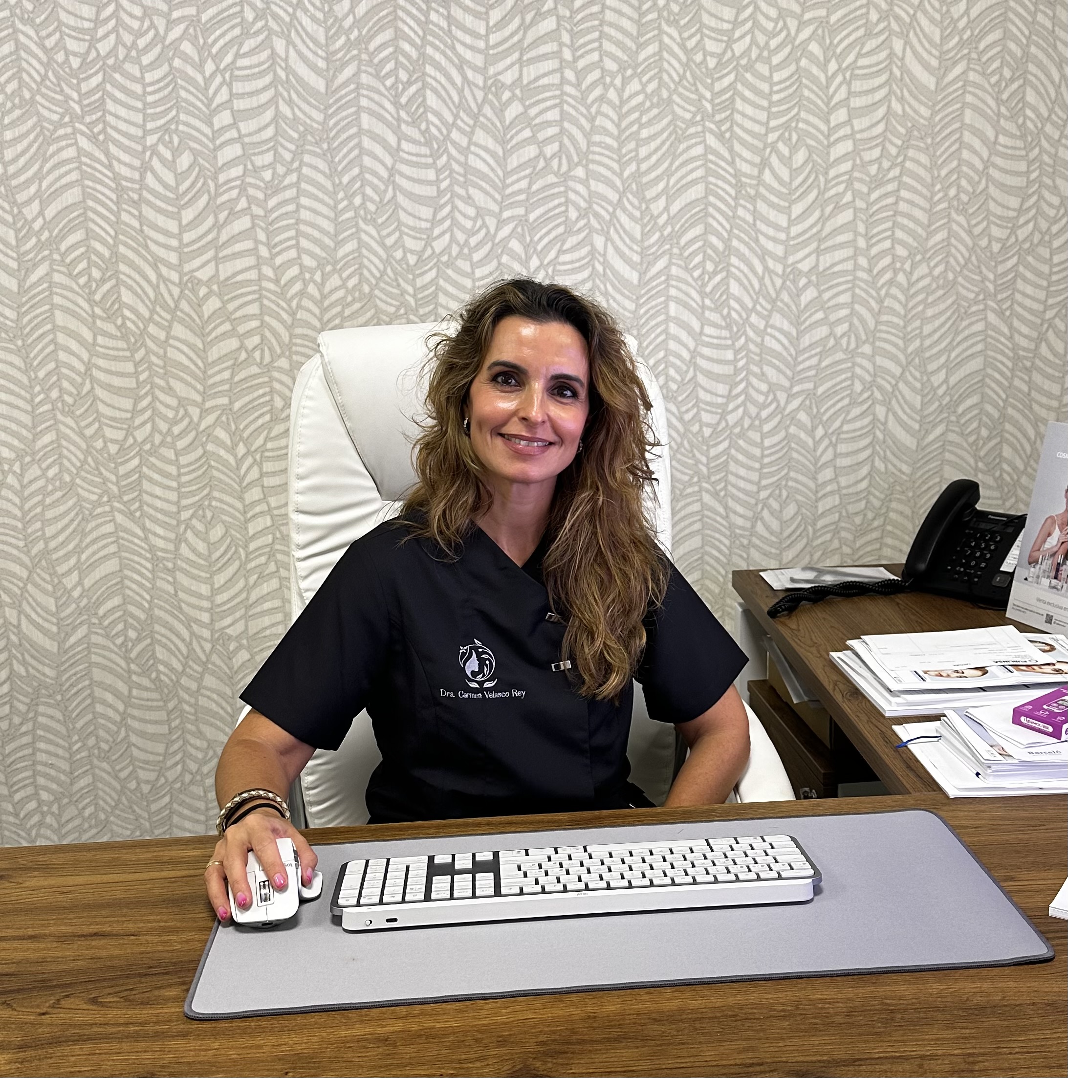 Retrato de la Dra. Carmen Velasco Rey